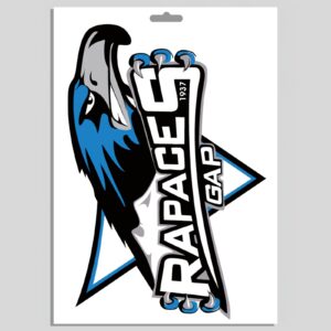 Planche de stickers logo Rapaces de Gap