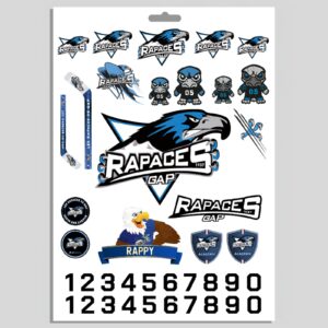 Planche stikers supporters - Rapaces de Gap