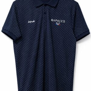 Polo Bleu à Pois Ashok